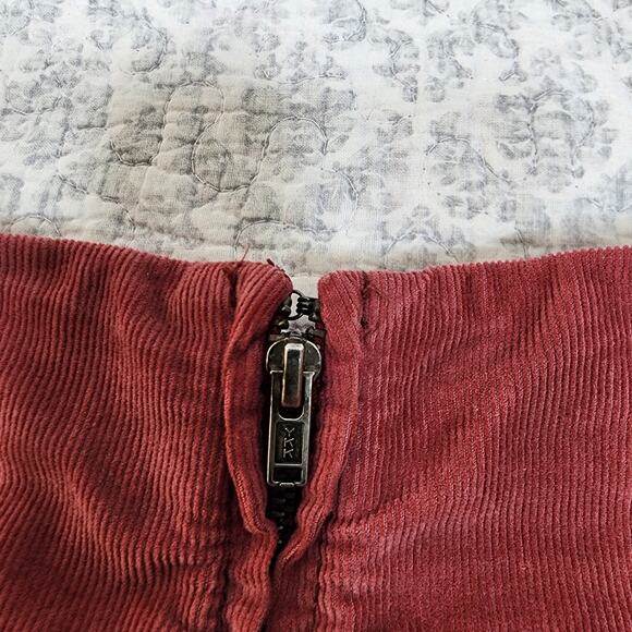 Free People Modern Femme Corduroy Mini Skirt Size 2 - Picture 4 of 6